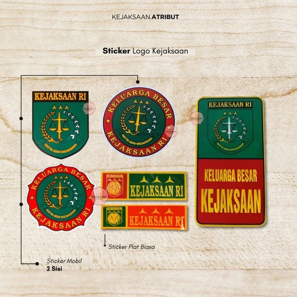 Jual Sticker / Stiket Plat Logo Untuk Mobil - Motor - Kendaraan Dinas ...