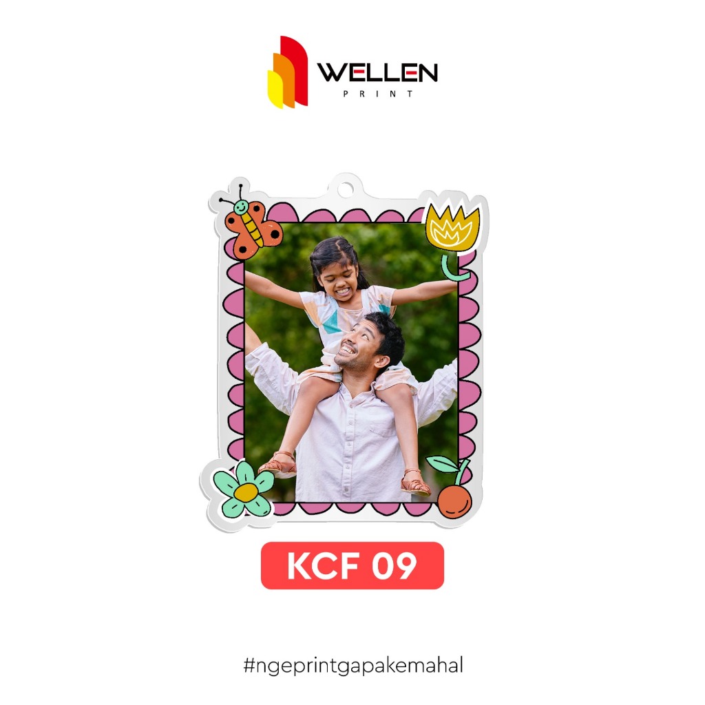 WELLEN PRINT - Cetak Gantungan Kunci Akrilik Custom Foto / Print Ganci  Acrylic Keychain Lucu Ide Hadiah & Souvenir Event