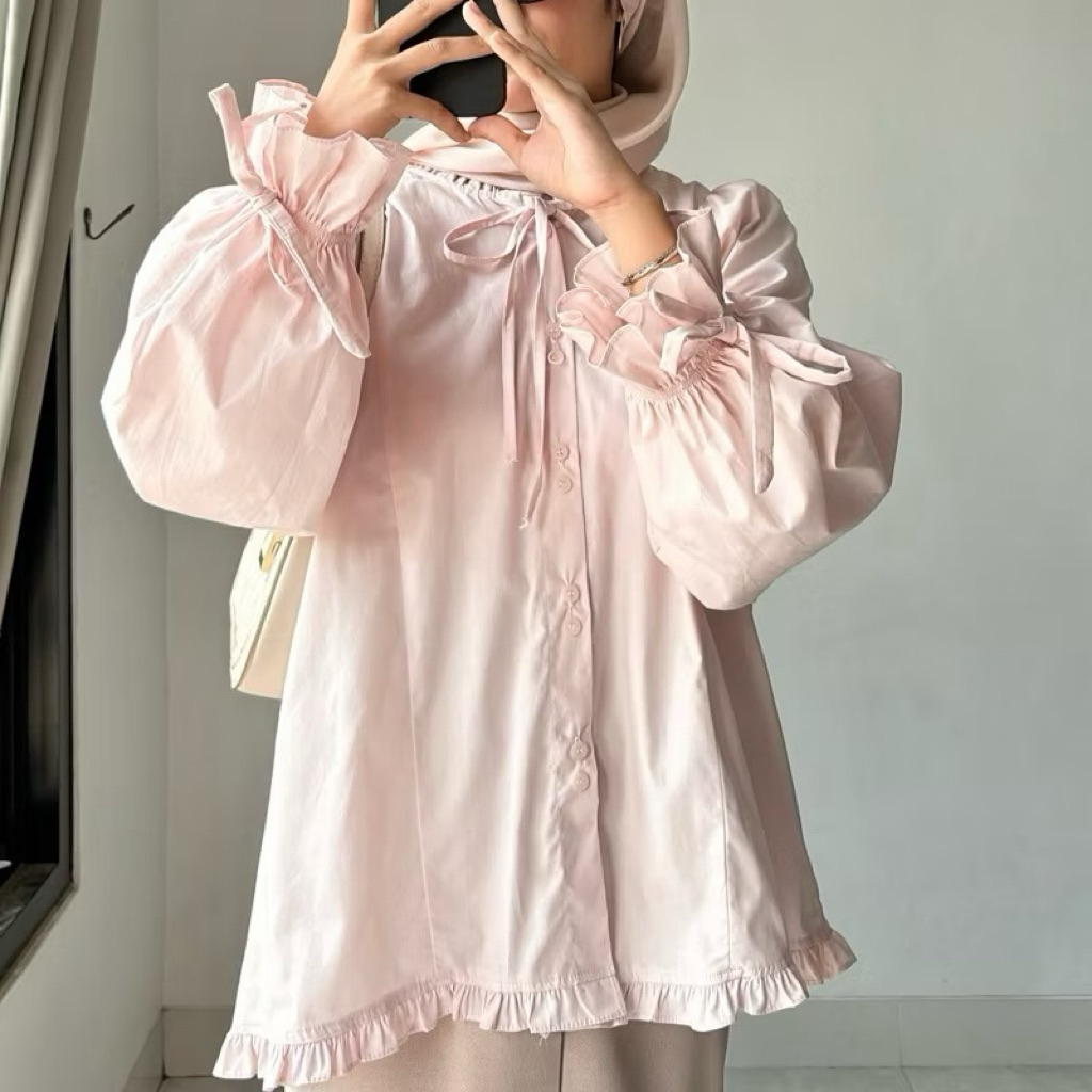 Kemeja Wanita Rayon Twill