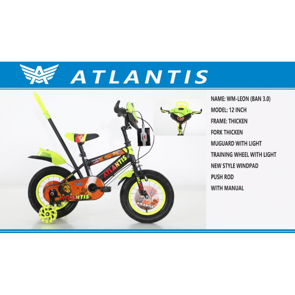Jual SEPEDA ANAK DORONG ATLANTIS OBRAL | Shopee Indonesia