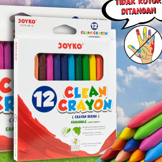 Jual CLEAN CRAYON CLCR-AB-12 JOYKO | Shopee Indonesia