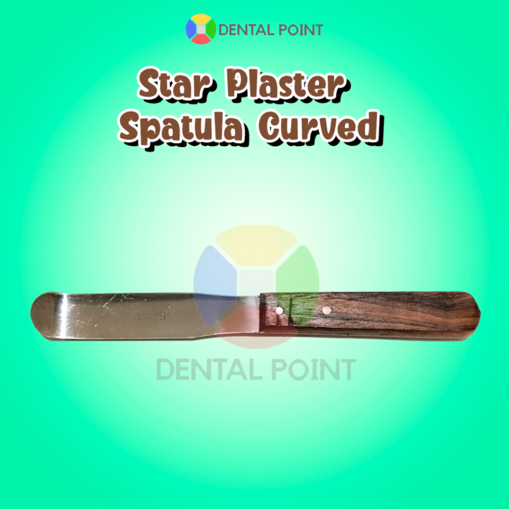 Jual STAR Plaster Spatula Curved / Spatel Gipsum Gypsum Dental Stone ...