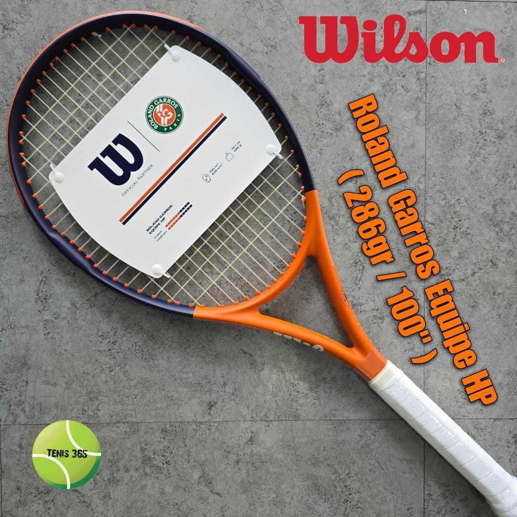 Jual Raket Tenis Wilson Roland Garros Equipe HP 2025 ( 286gr / 100 ...
