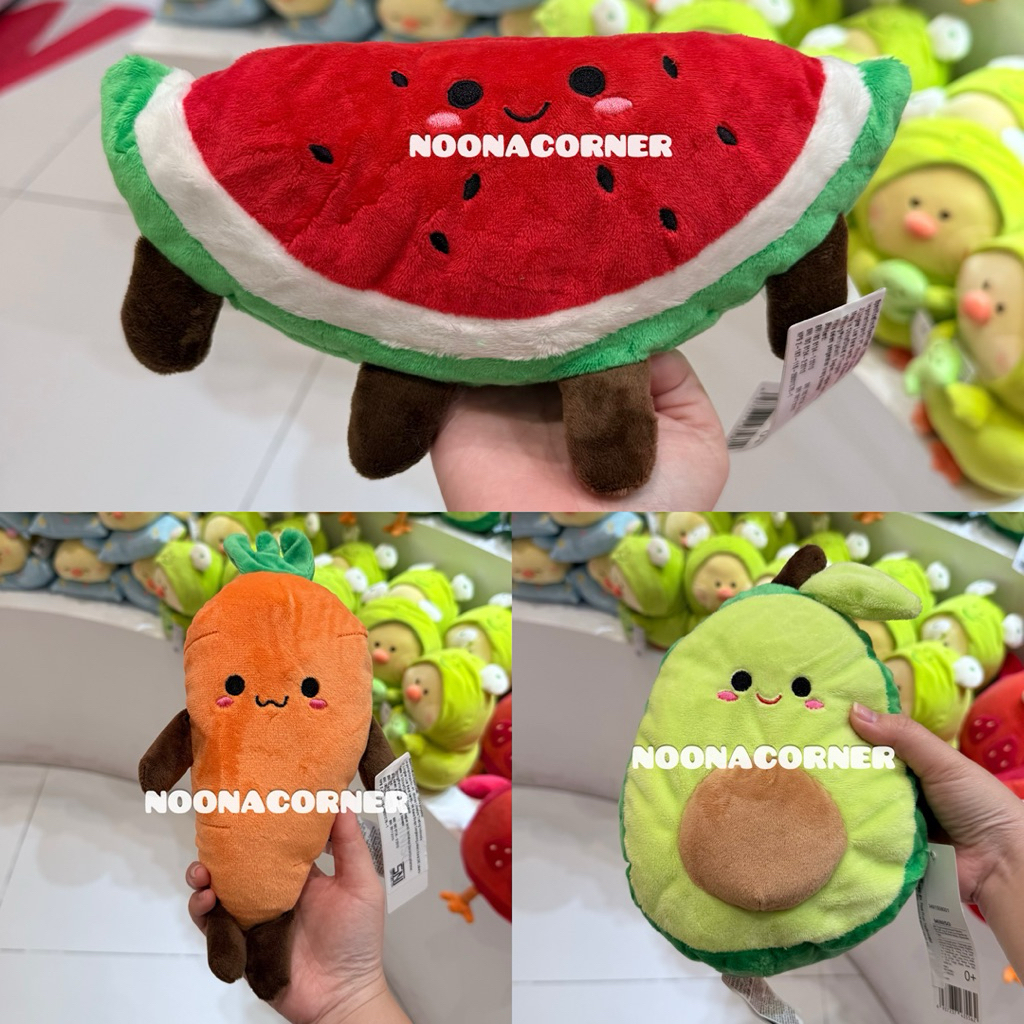 Jual Miniso ‼️ Boneka Buah Food Plush Toy Collections (20cm) Watermelon ...