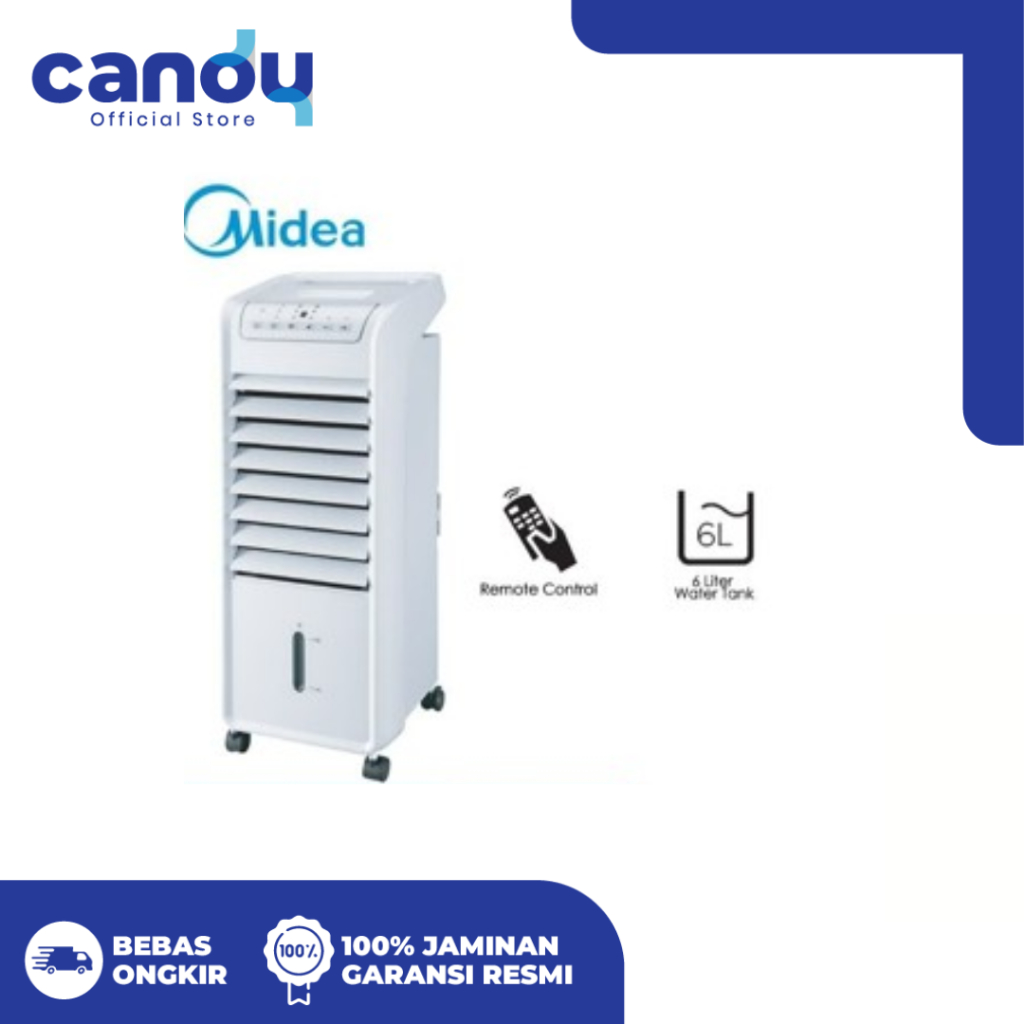 Jual Midea Air Cooler 6 Liter Putih Penyejuk Ruangan AC-100A / AC100A(B ...
