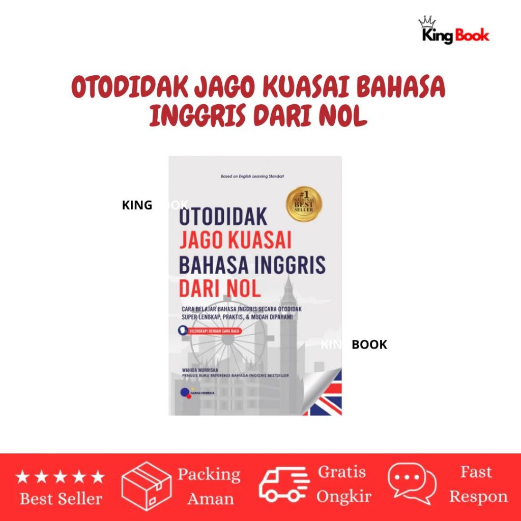 Jual Buku Otodidak Jago Kuasai Bahasa Inggris Dari Nol Cara Belajar