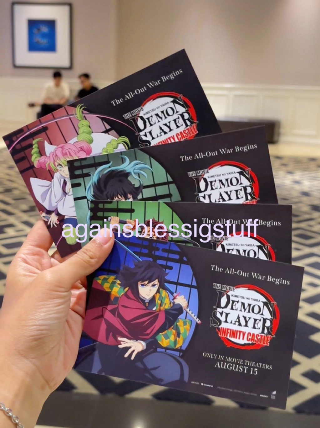 Jual CGV COLLECTIBLE TICKET DEMON SLAYER INFINITY CASTLE | Shopee Indonesia