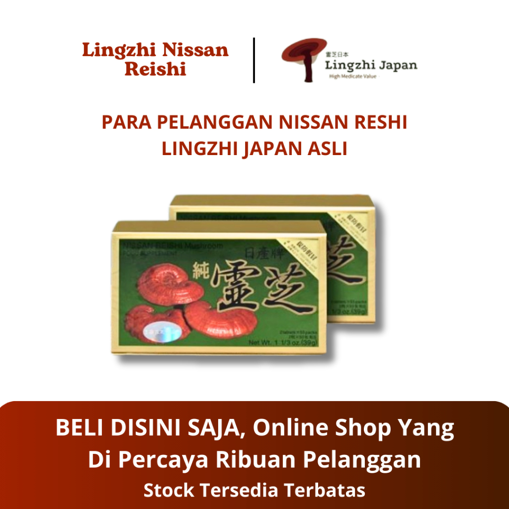 Jual Lingzhi Nissan Reishi - Jamur Ling Zhi Asli Jepang, Obat Kanker ...