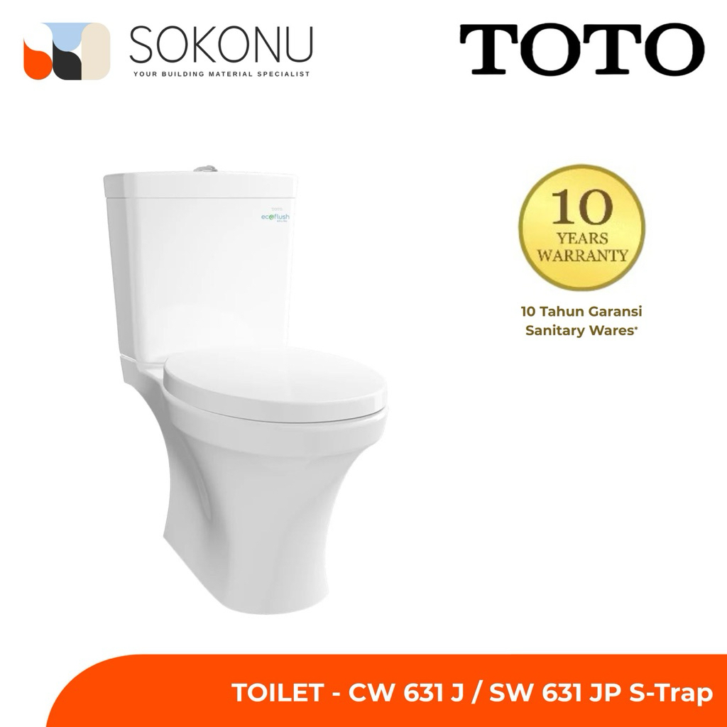 Jual TOTO Toilet - CW631J / SW631JP S-Trap | Shopee Indonesia