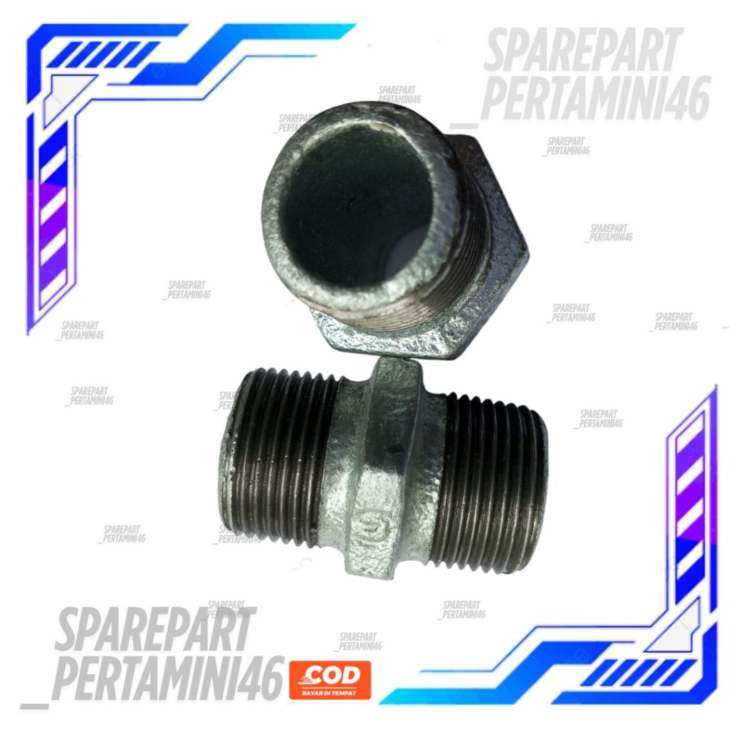 Jual Double Nepel / Double Drat Neppel 3/4 Pom Mini Terbaru | Shopee ...