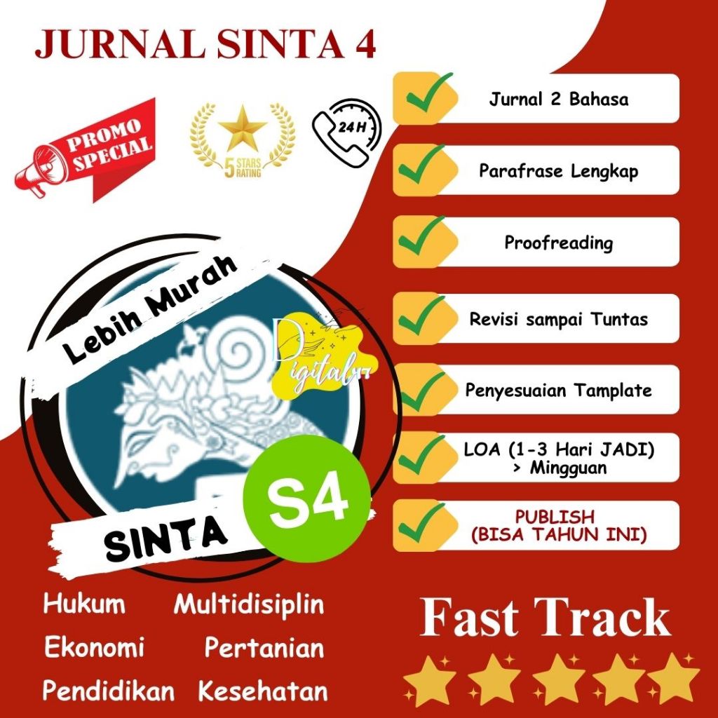 Jual Fastrack Sinta 4 Publikasi Jurnal Nasional | Shopee Indonesia