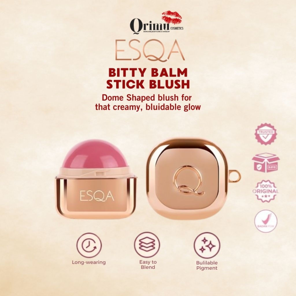 Jual ESQA Bitty Balm Stick Blush | Blush on | Shopee Indonesia