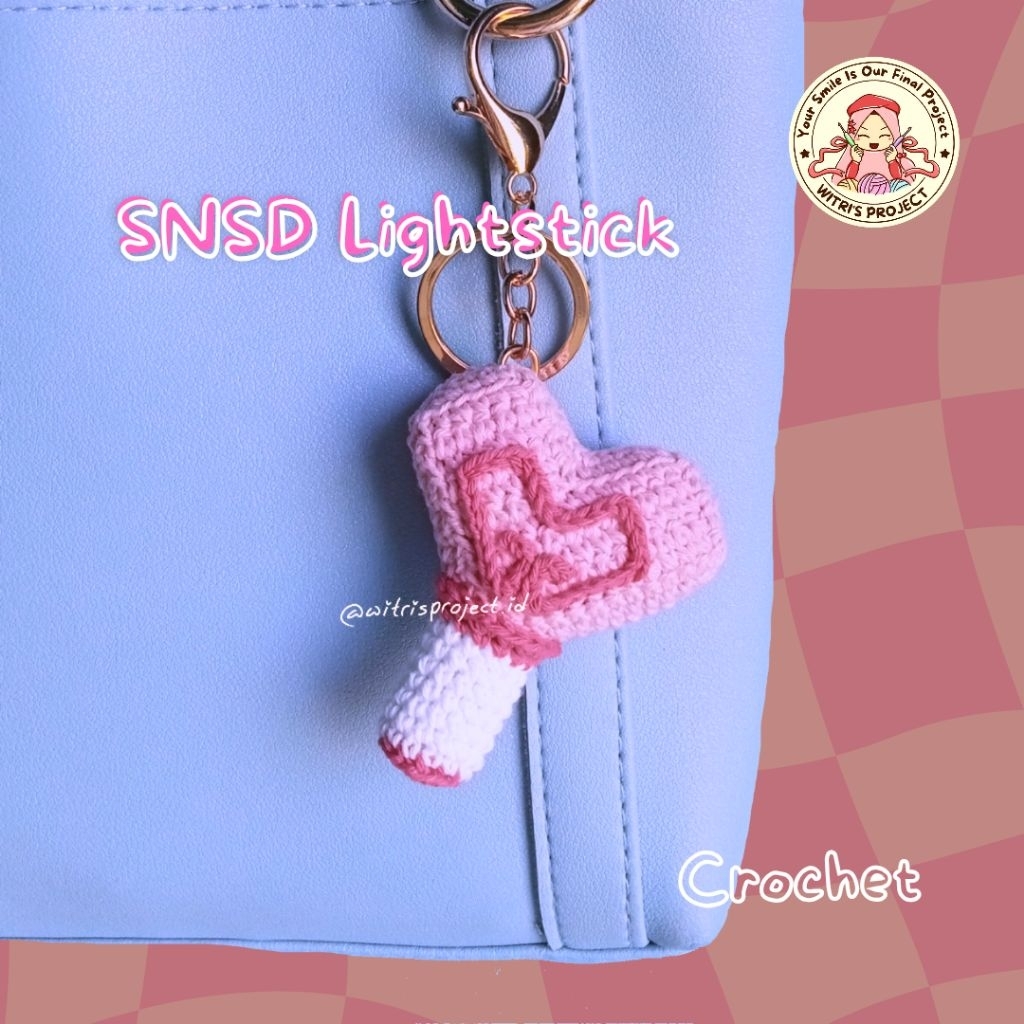 Jual WITRI'S PROJECT Gantungan Kunci Lightstick SNSD Fanmade Handmade ...