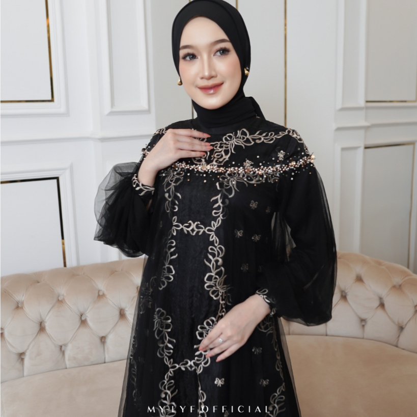 Jual MYLYF OFFICIAL - SIENA DRESS PART 2 - A LINE - GAUN - PANJANG ...