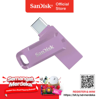SanDisk Ultra Dual Drive GO OTG Type-C 128GB USB 3.2 - Lavender