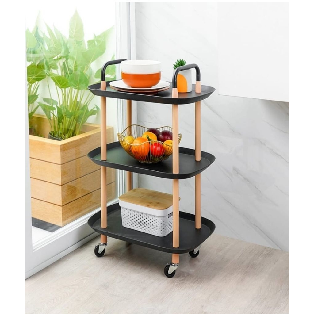 Jual INFORMA RAK TROLLY DAPUR SERBAGUNA // RAK DAPUR DENGAN RODA ...