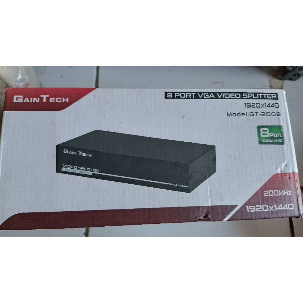 Jual GAINTECH 8 Port HDMI Splitter 1920 x 1440 | Shopee Indonesia