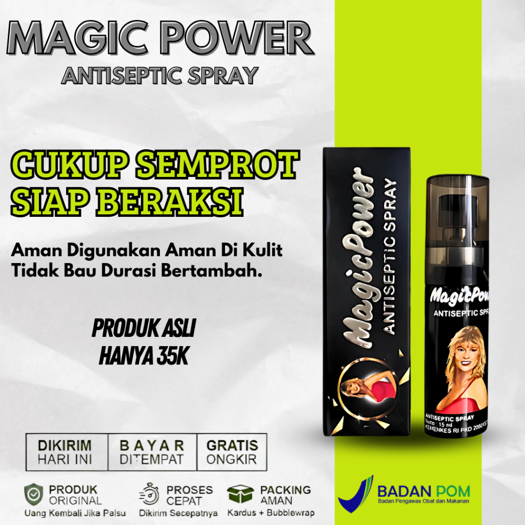 Jual Magic Power Spray Original Spray Antiseptic Original 15 Ml ...