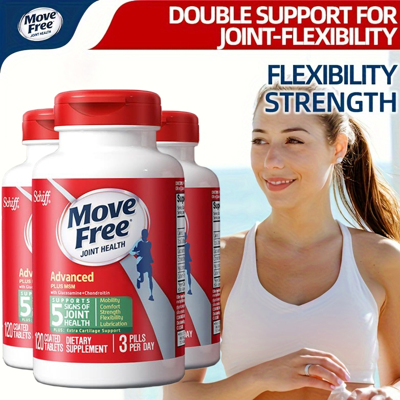 Jual Schiff Move Free Advanced Plus MSM with Glucosamine + Chondroitin ...