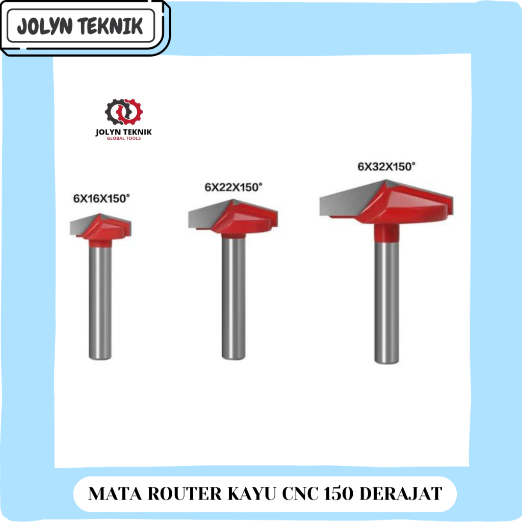 Jual (JT) MATA ROUTER KAYU CNC BITS - ENGRAVING ROUTER BIT MATA ROUTER ...
