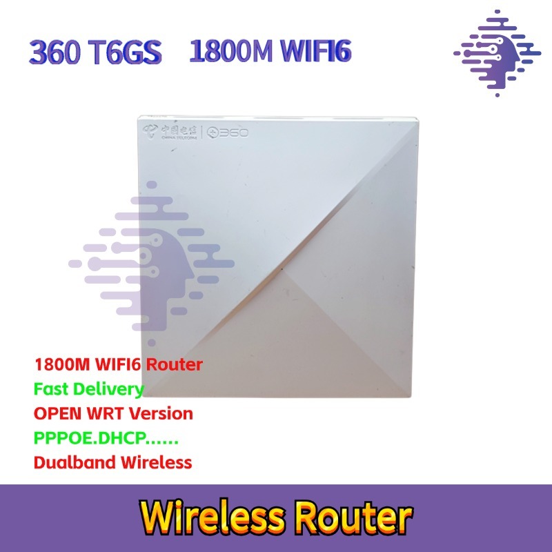 Jual Bekas 1800M Dual Band WI-Fi6 Router 360 T6GS OPENWRT | Shopee ...