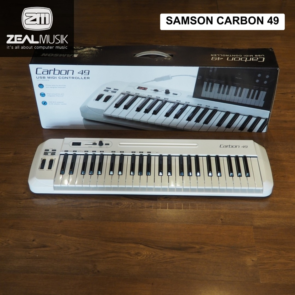 Jual Samson Carbon 49 - Keyboard MIDI Controller Semi-Weighted - Zeal ...