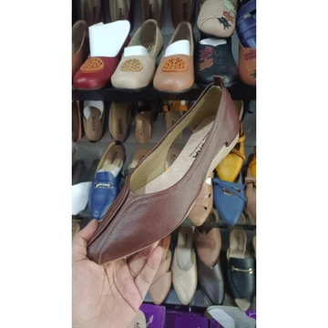 Sepatu Flat Wanita Kulit Sapi Asli Sukaregang Garut Sepatu Kasual Warna Cantik Berkualitas