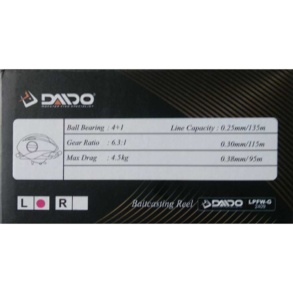 Jual REEL BC DAIDO DAIMONIC 200L | Shopee Indonesia