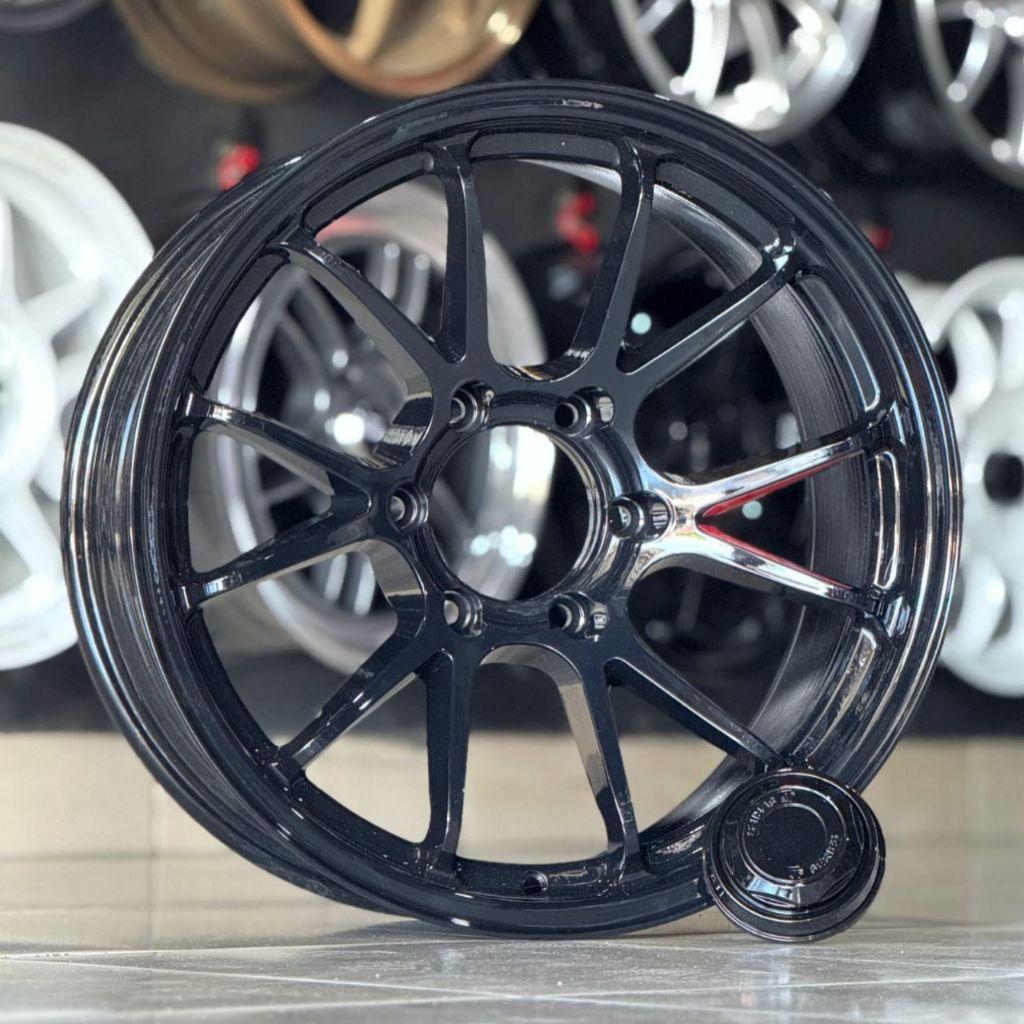 Jual velg racing R18 PCD 6X139,7 NF JF FLOW FORMING velg racing R18 ...