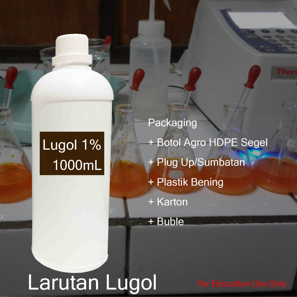 Jual Larutan Lugol 1% 1000 ML/ Lugol's Solution 1000 mL 1%/Lugol 1 ...
