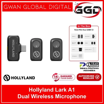 Hollyland Lark A1 Wireless Microphone Smartphone Android IPhone IPad Action Camera Laptop
