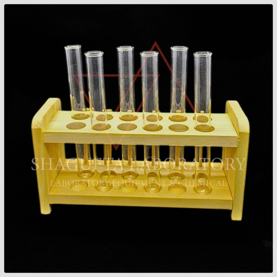 Jual Rak Tabung Reaksi Kayu / Test Tube Rack 12 Lubang – Alat ...
