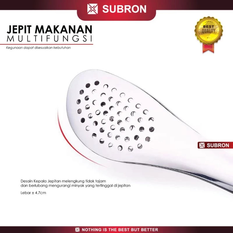 Jual JEPITAN MAKANAN SUBRON STAINLESS STEEL MODEL LUBANG & KIPAS ...