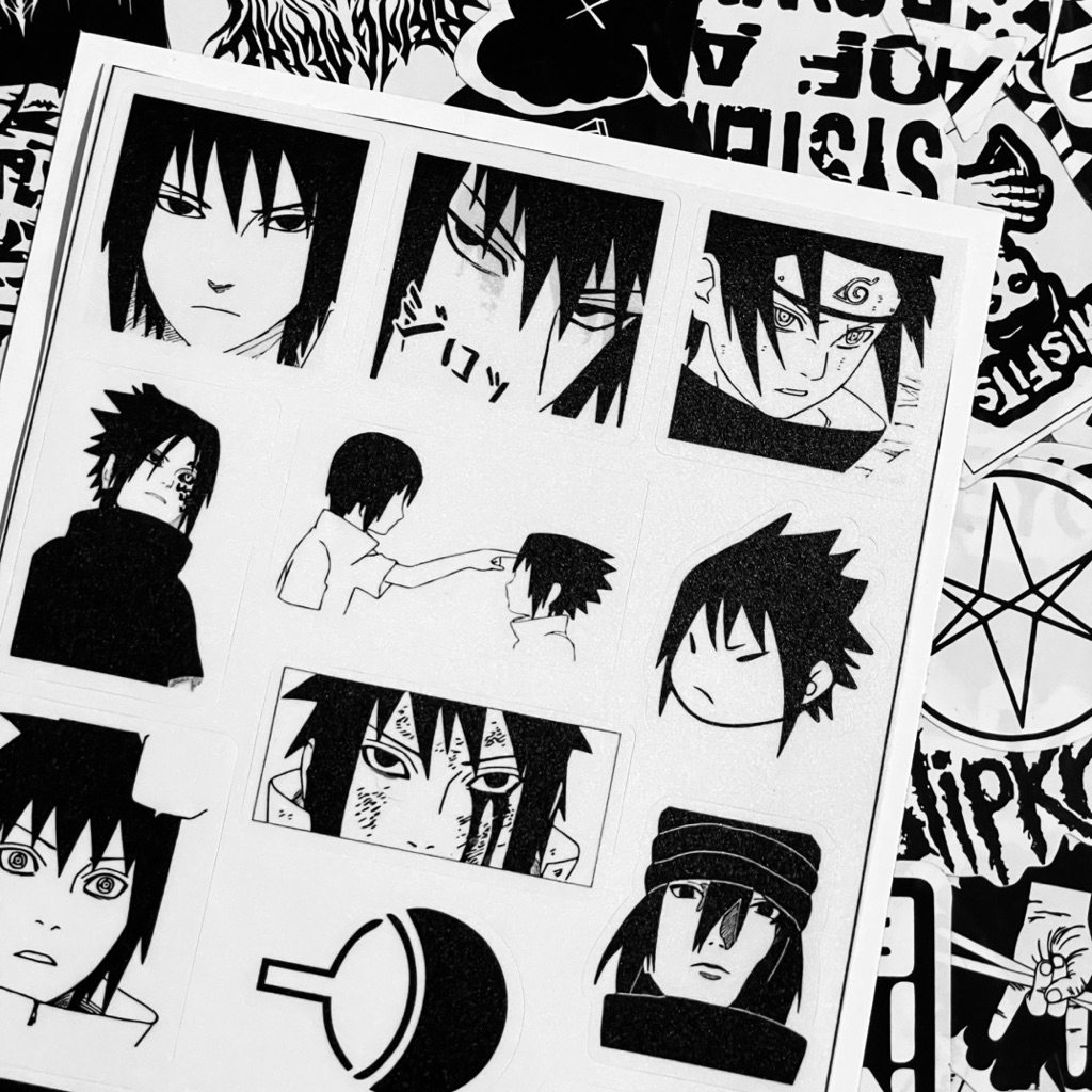 Jual Stiker Anime Uchiha Sasuke || Sticker Aesthetic Sasuke Uchiha ...