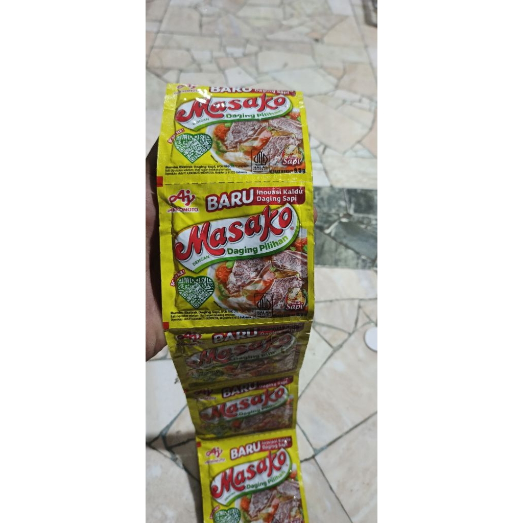 Jual masako Rasa Sapi per renceng isi 12 sachet | Shopee Indonesia