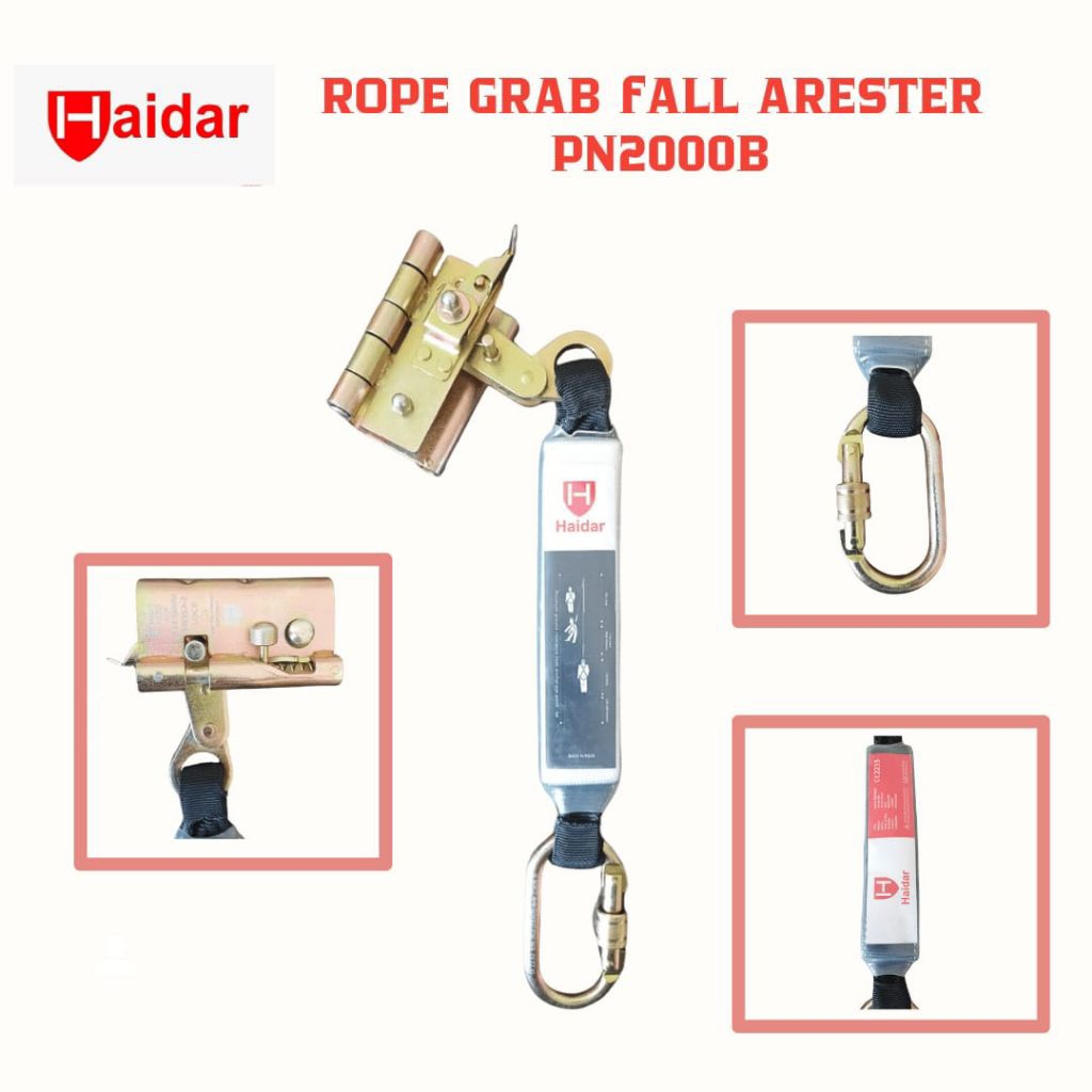 Jual Safety Rope Grab + Shock Absorber 1,8m | Alat Pengaman Kerja di ...