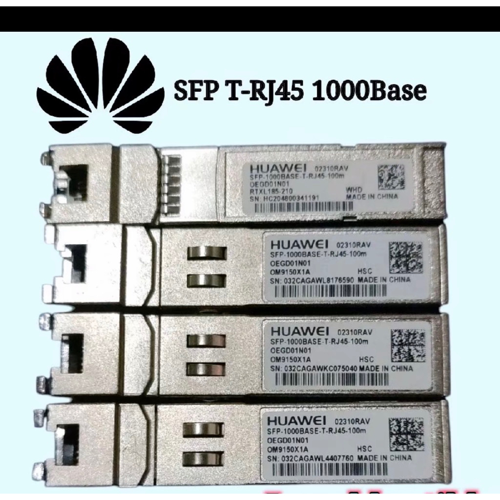 Jual SFP HUAWEI 1000BASE-T-RJ45-100m Kondisi: Baru Original Huawei ...