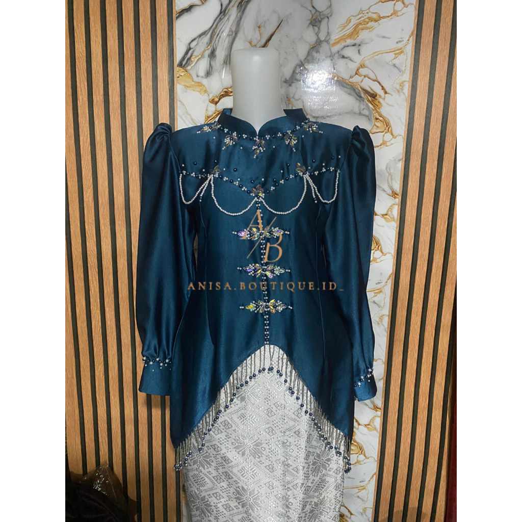 Jual [Terbaru] Ghaniyah Oneset kurung Melayu wanita kekinian || Full ...