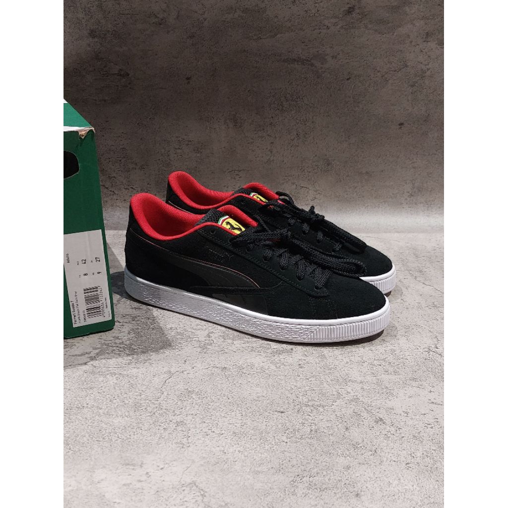 Jual Sepatu PMA Suede X Ferrari T 100% Original | Shopee Indonesia