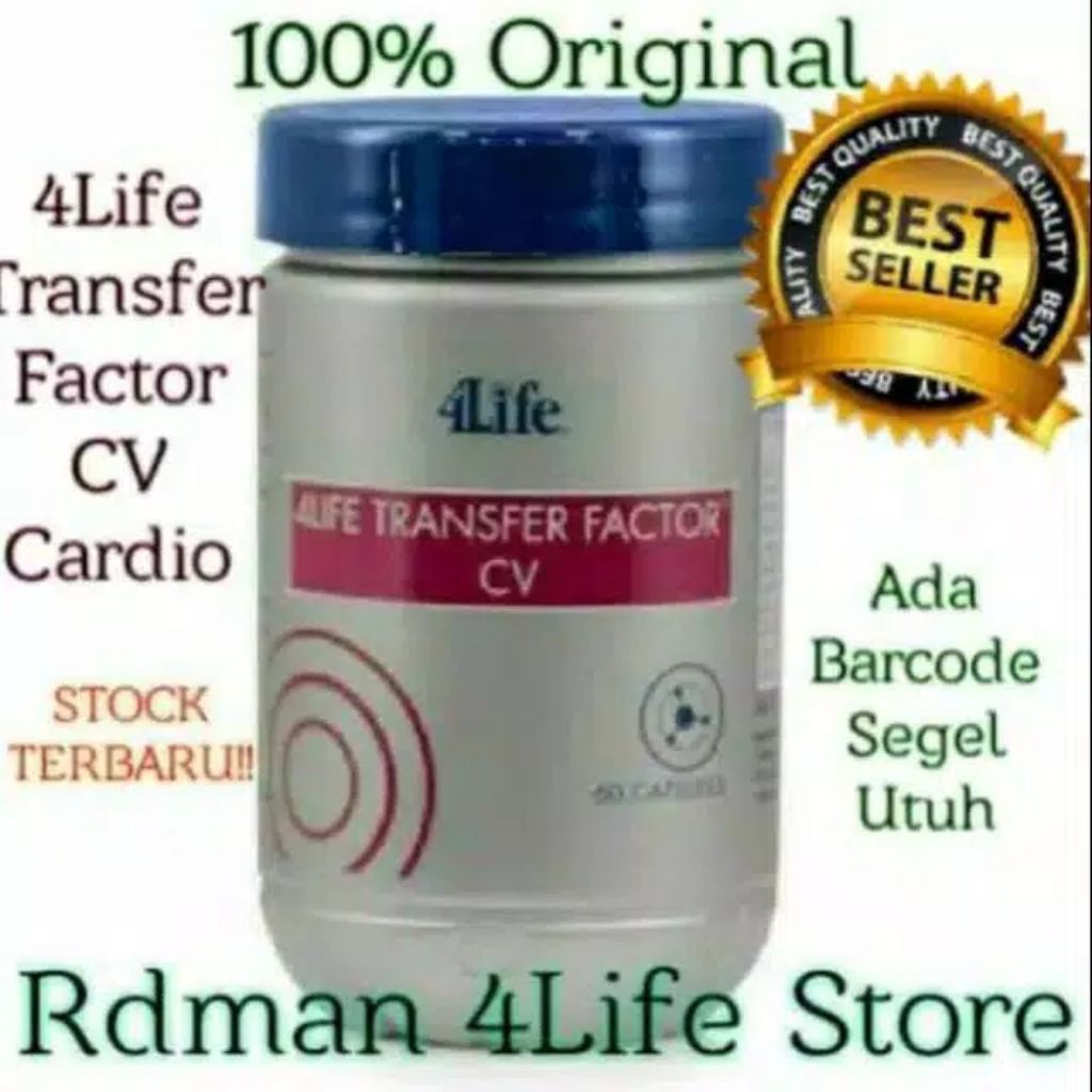 Jual TF CV 60 Transfer Factor Cardio Original FullBarcode | Shopee ...