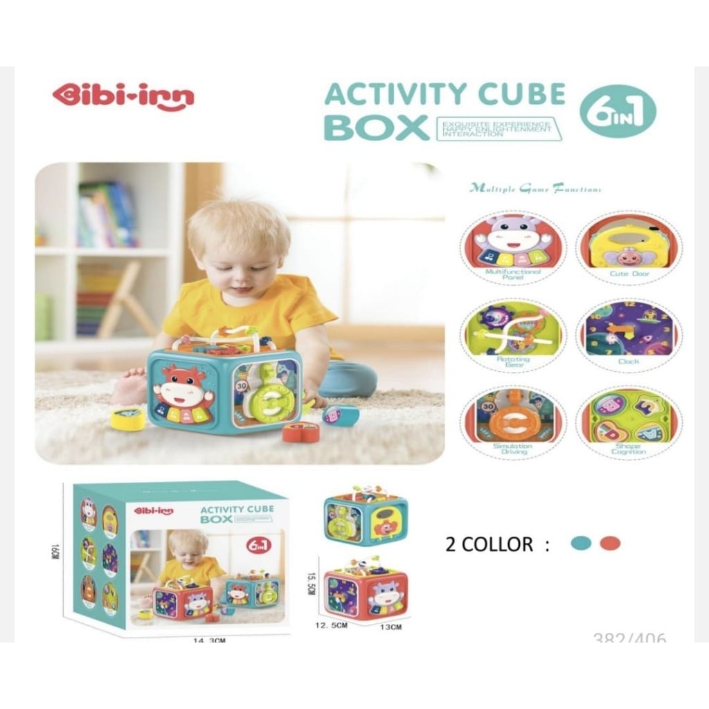 Jual Mainan anak ACTIVITY CUBE BOX - Mainan edukasi anak | Shopee Indonesia