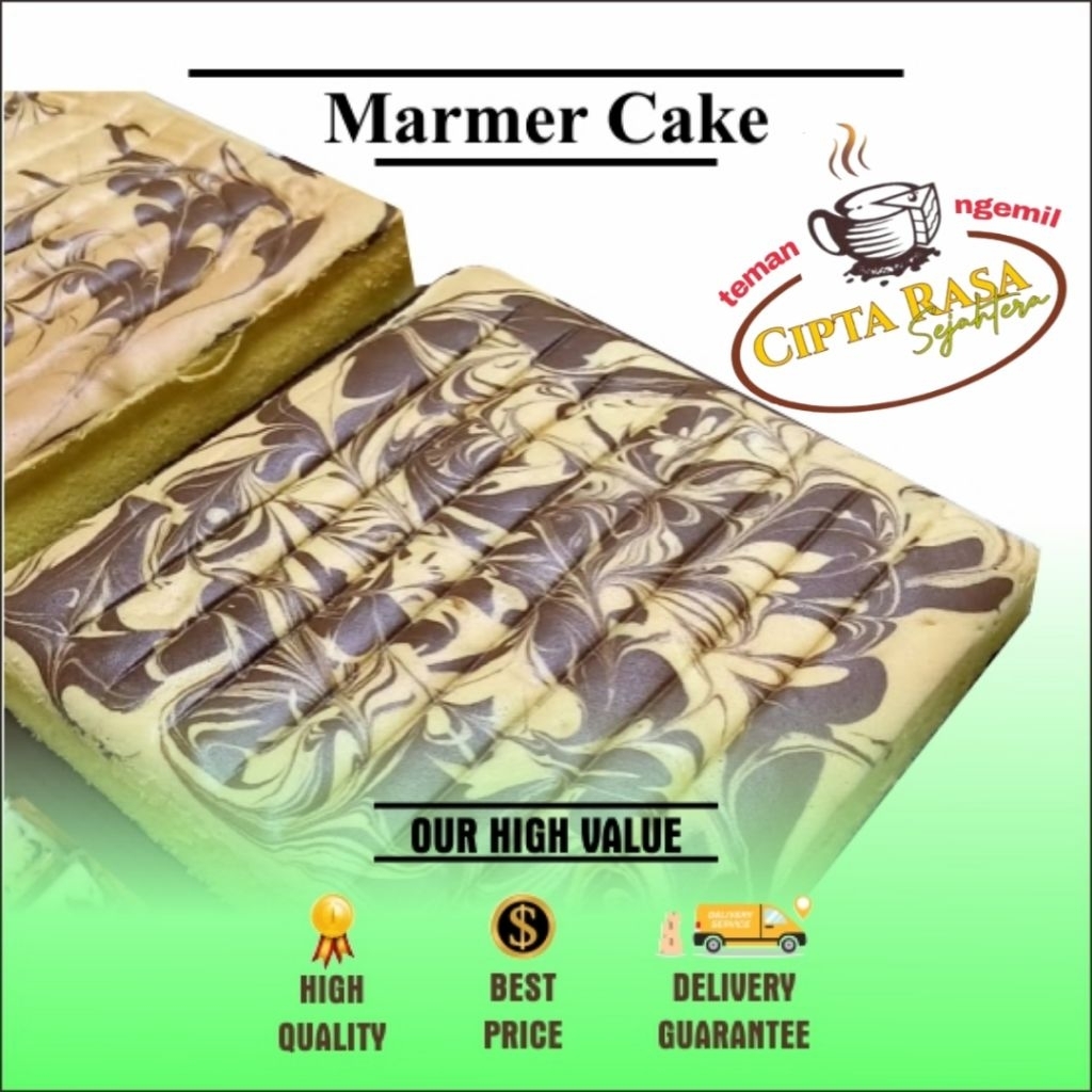 Jual Teman Ngemil Cipta Rasa Sejahtera Signature Chocolate Marmer Cake ...