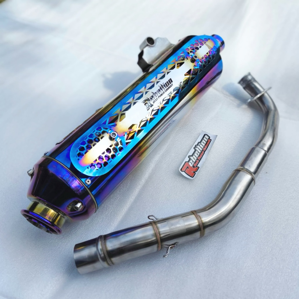 Jual Knalpot Standar Racing Original Rebellion Nmax Aerox Pcx Vario ...