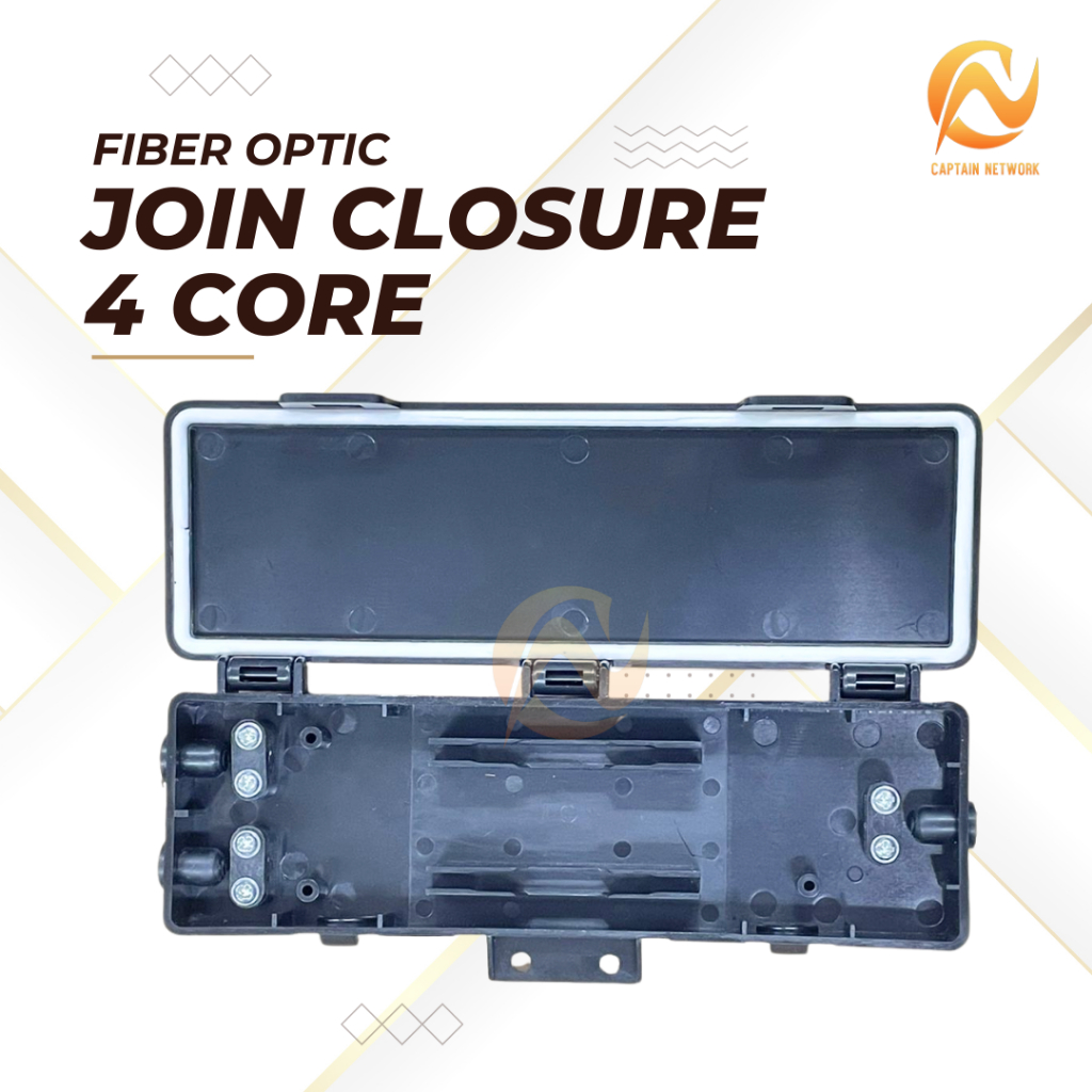 Jual Fiber Optic Mini Joint Closure 4 Core Hitam | 4C Joint closure FO ...