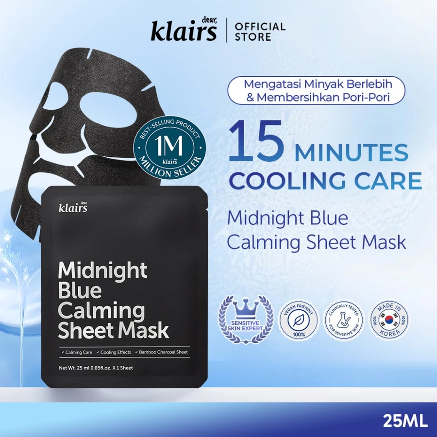 Midnight Blue Calming Sheet Mask