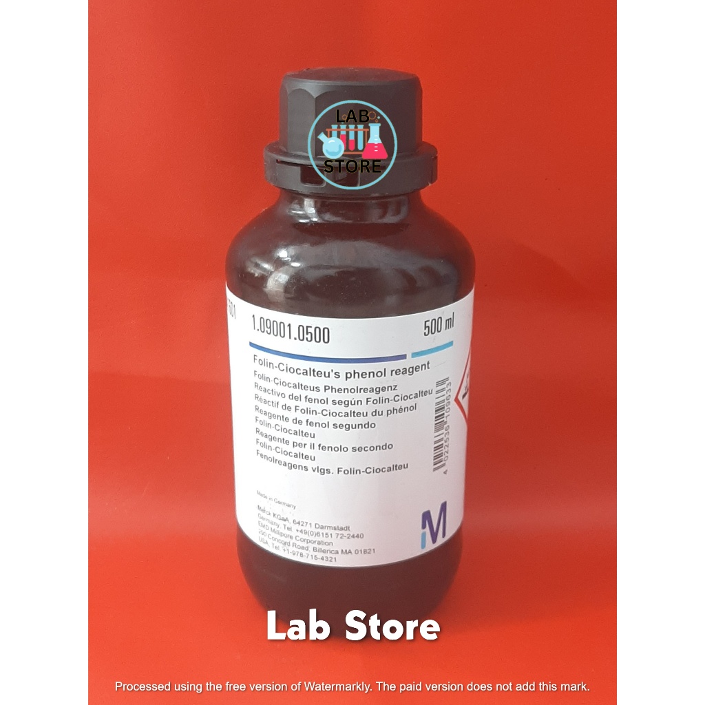 Jual Folin Ciocalteus Merck Phenol Reagent / Follin / Folin Per ml ...