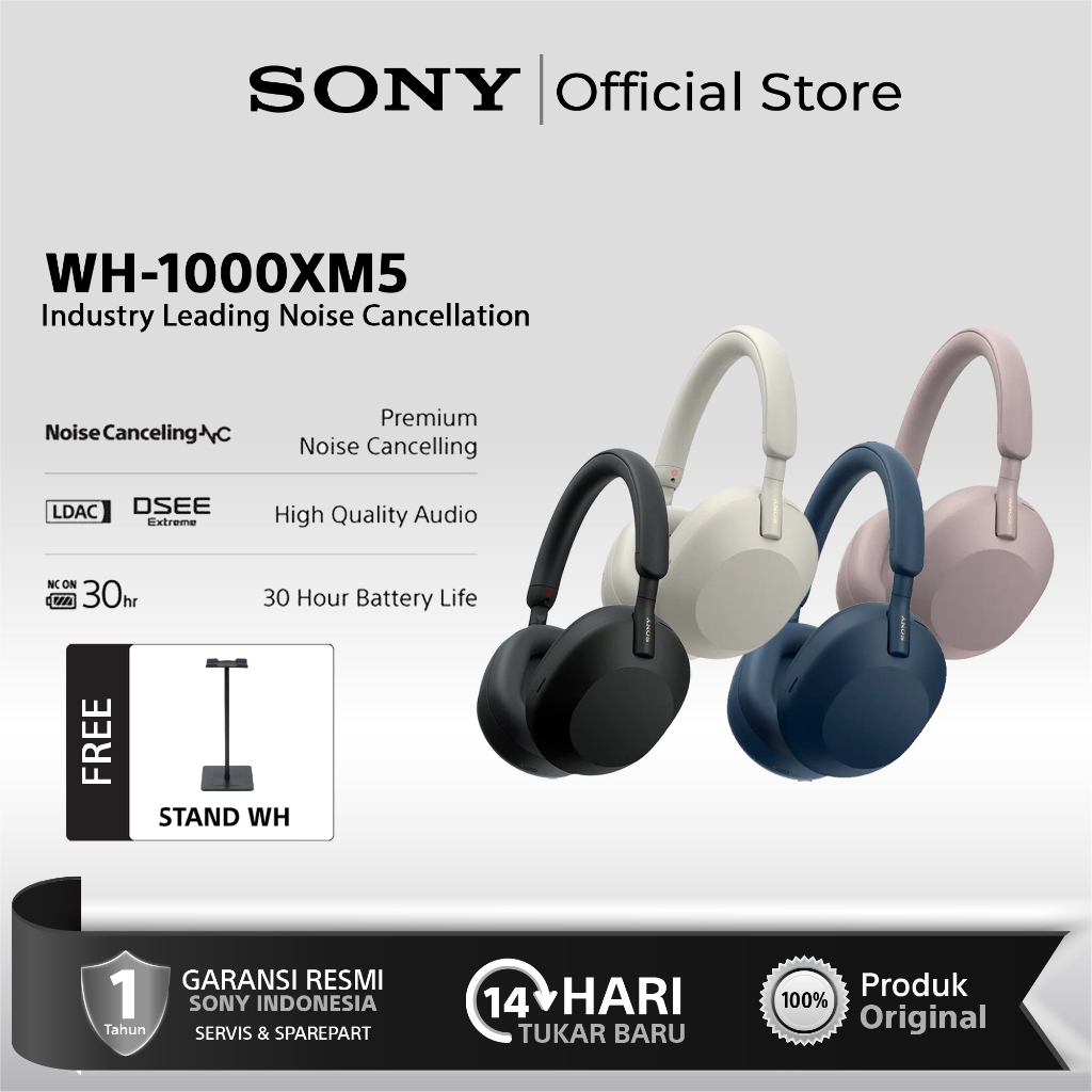 Jual Sony WH 1000XM5 WH-1000XM5 WH1000XM5 noise-cancelling