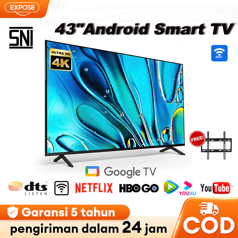 TV Android 43 Inch 4K Smart TV