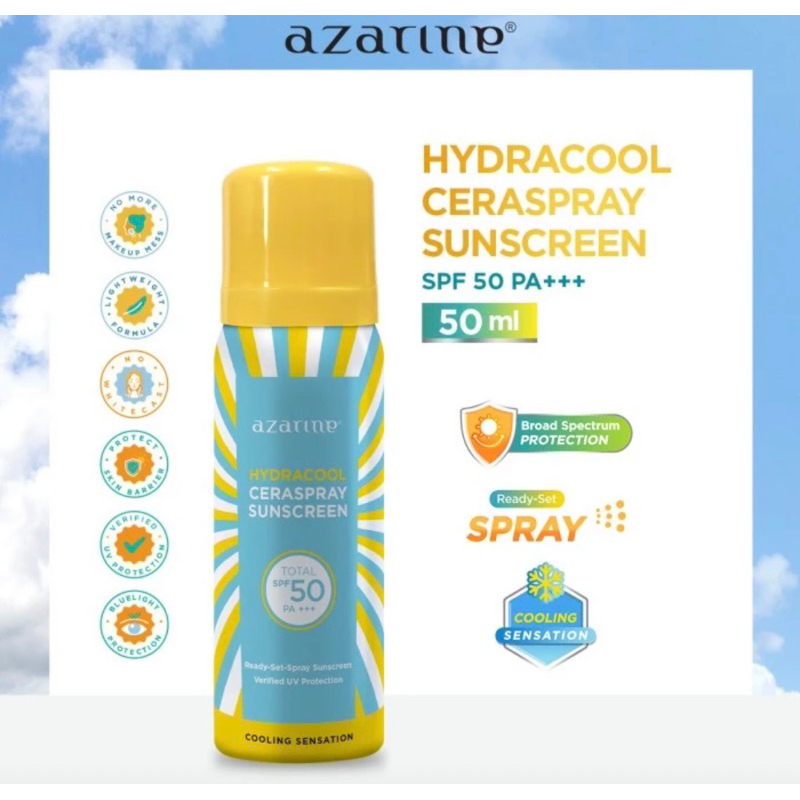 Jual Hydracool Ceraspray Sunscreen Spray SPF 50 PA+++ x LEE MINHO ...