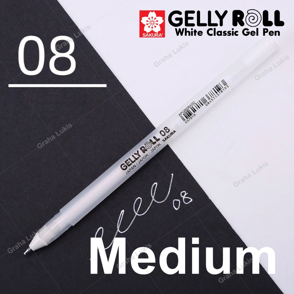 Sakura Gelly Roll White Satuan